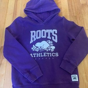 Girls purple roots hoodie